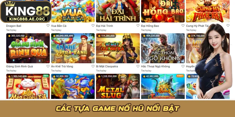 Các tựa game nổ hũ nổi bật Các tựa game nổ hũ nổi bật