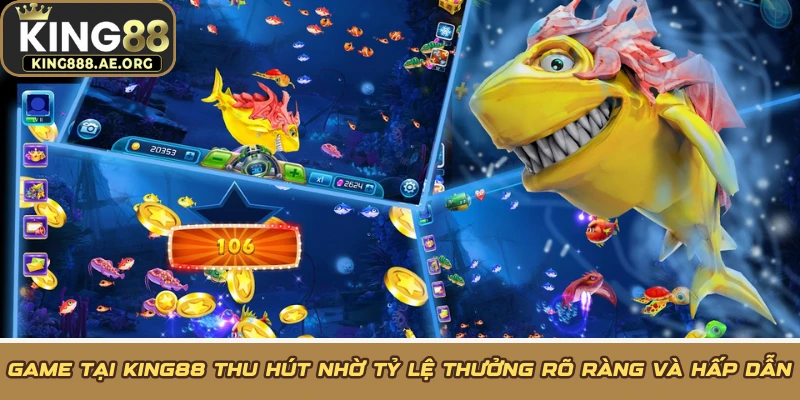 Game tại KING88 thu hút nhờ tỷ lệ thưởng rõ ràng và hấp dẫn Game tại KING88 thu hút nhờ tỷ lệ thưởng rõ ràng và hấp dẫn